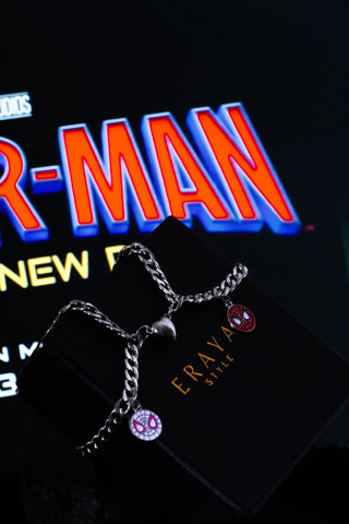 Spider-Man and Spider-Girl Heartlink Bracelets