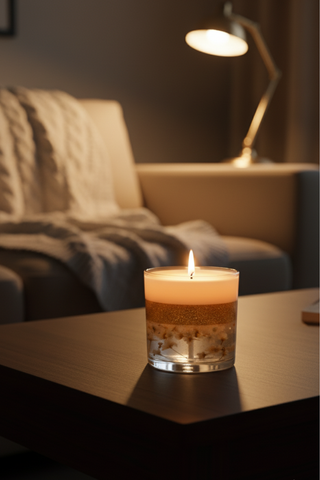 Golden Bloom Candle