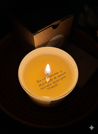 Secret Message Candle