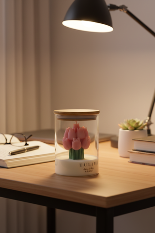 Tulip Bloom Candle