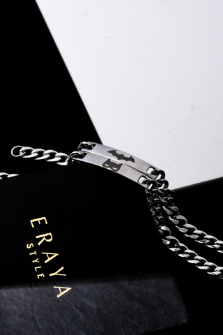 Gift for Couple a Batman and Catwoman Couple Bracelet Romantic
