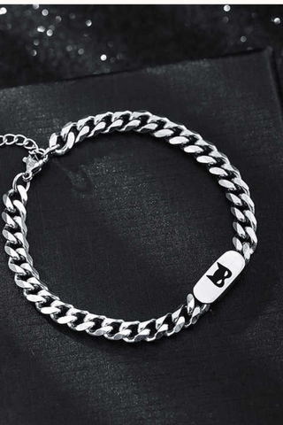 Gift for Couple a Batman and Catwoman Couple Bracelet Romantic