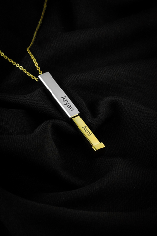 Hidden Message Daisy Necklace