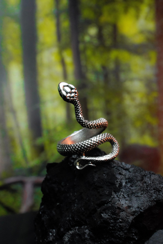 personalized gifts for her - Unique snake-shaped ring as a custom gift