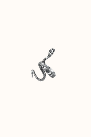 personalized gifts for her - Elegant snake ring with personalized details