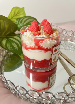 Strawberry Shortcake Candle