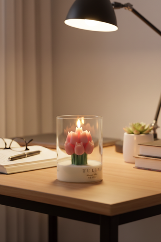 Tulip Bloom Candle