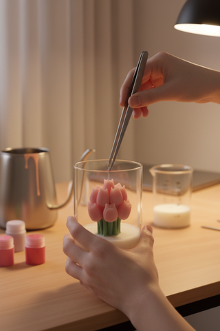 Tulip Bloom Candle